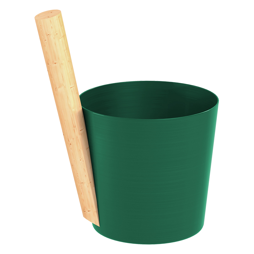Шайка Эверест алюминий 5л (Green (TG-49)) (миниатюра)
